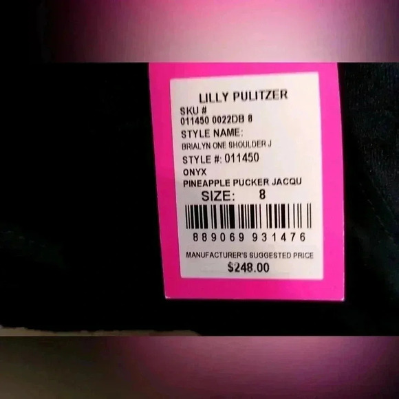 Lilly Pulitzer Brialyn One Shoulder Jumpsuit, Size 8 NWT In New Condition - Picture 5 of 7